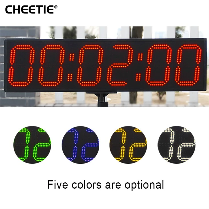 Double Sided Marathon Digital Clock manufacturer